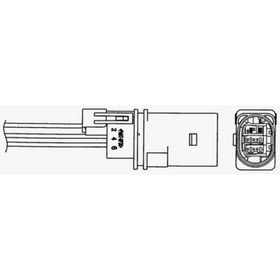 Resim Oksijen Sensörü (LZA15-A2) Fiat 500-DOBLO-FIORINO-GRANDE Punto 1.3dmtj-Ford Ka 1.3tdci (610MM) 