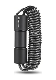 Resim Shineyee 4mm Çelik Kablolu Mini Parola Kilit - Bisiklet, Motosiklet, Bebek Arabası İçin Zincir Alaşımlı Güvenlik Kilit Siyah/turuncu Siyah 