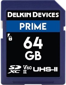 Resim Delkin Devices 64 GB Prime SDXC 