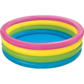 Resim Intex Sunset Havuz 4 Boğumlu Şişme Havuz 168x46 CM-56441 Çok Renkli 