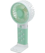 Resim Mini El Tipi Vantilatör, Cep Telefonu Tutucu, Lityum Pil İle Var097-yeşil, 