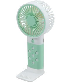 Resim Mini El Tipi Vantilatör, Cep Telefonu Tutucu, Lityum Pil İle Var097-yeşil, 