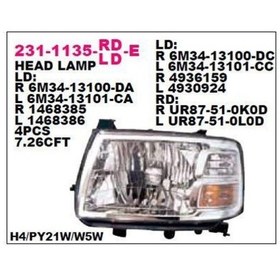 Resim Depo-231-1135l-ld-e - Far Sol Ayarsız Ranger 06 09 