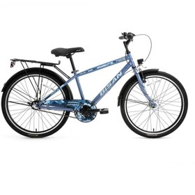 Resim Bisan Hero Erkek Şehir Bisikleti 42Cm V 26 Jant 3 Vites Metalik Mavi Mavi 