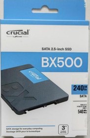 Resim New Crucial BX500 240GB 3D Nand Sata 2,5 Sıralı Okuma 540 Mb/s Sıralı Yazma 500 Mb/s (Yenikutusuyla) 