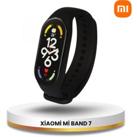 Resim Xiaomi Smart Band 7 1.64 inç AMOLED Ekran Manyetik Şarj Bluetooth 5.2 BLE 180mAh Pil Android, iOS Silikon Kayış Ekran Koruyucu ile erkekler ve kadınlar için akıllı saat - Siyah 