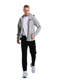 Resim Sportive Navarra Erkek Gri Günlük Stil Eşofman Üstü 24ke010-grı 1656224 Gri 