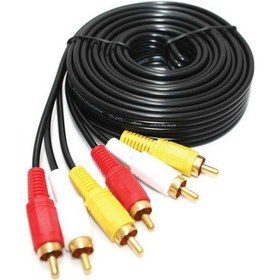Resim Teknogreen Tk3R 005 5 M 3 Rca 3 Rca Kablo 
