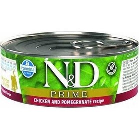 Resim N&D Prime Tavuk ve Narlı Yavru Kedi Konservesi 6 x 70 G 