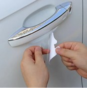 Resim kurt reklam Karbon Kapı Kolu Koruma Yapıştırma 4 Adet 