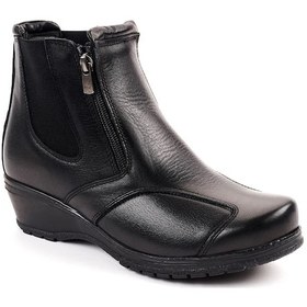 Resim Forelli DUDE 25652-K Kadın Kışlık Deri Comfort Bot 