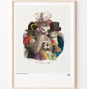 Resim Tüylü Köpekler, Poster 