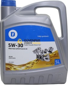 Resim Delphi Marka Motor Yağı Partikülsüz 5w30 Prestige Super Plus D-el Tam Sentetik 5/litre 