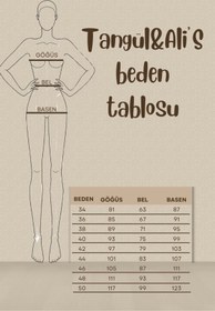 Resim Tangül&Ali'S Moda Evi Dokulu Kruvaze Siyah Kaşe Kaban 