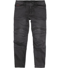 Resim Icon Slabtown Denim Korumalı Motosiklet Pantolonu Siyah 