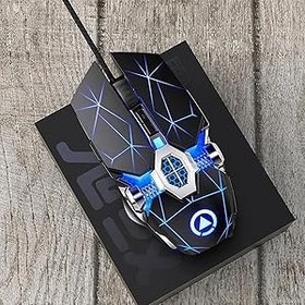 Resim Microcase 3200DPI Kablolu Işıklı Ergonomik Tasarım Oyuncu Gaming Mouse - AL5046 (BEYAZ) 