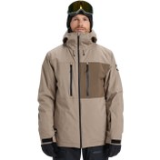 Resim Quiksilver Sycamore Solid 20k Jk Erkek Bej Snowboard Ceketi 