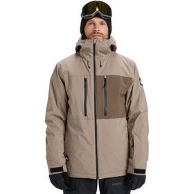 Resim Quiksilver Sycamore Solid 20k Jk Erkek Bej Snowboard Ceketi 