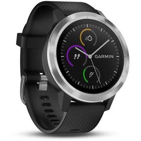 Resim Garmin Smartwatch Vivoactive 3 1,2in GPS Su Geçirmez 5 ATM Glonass Siyah Paslanmaz Çelik (Yenilenmiş 