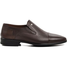 Resim Fosco Kahve Hakiki Deri Erkek Klasik Ayakkabı Çok Renkli 