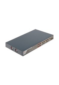 Resim Hikvision Ds-3e1326p-eı 24 Port Poe 2 Port Uplink 2 Port Sfp Yönetilebilir 370w Poe Switch 