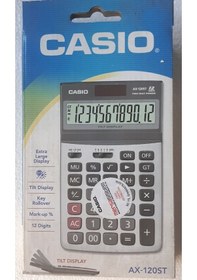 Resim Hesap Makinası 12 Hane Casio Ax-120 St 