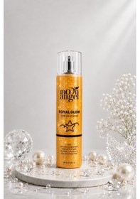 Resim Royal Glow Simli Vücut Spreyi 250 Ml Nemlendirici Işıltılı Body Mist 