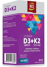 Resim Ncs Glucosamine Kollajen 180 Tablet & Ncs Vitamin D3 K2 Damla 
