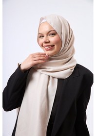 Resim Mirsoy Scarf Mir Modern Desen Şal Ekru 
