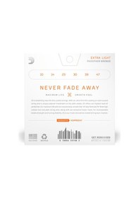 Resim D'addario Xsapb1047 Xs Phosphor Bronze Akustik Gitar Tel Seti 10-47 Extra Light Tansiyon, Ultra İnce Koruyucu Kaplama, Sıcak Ve Dengeli Ton, Üstün Akort Kararlılığı 