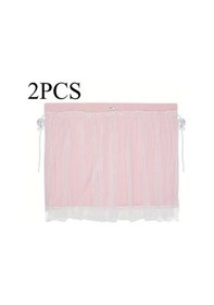 Resim Chuangyinshop Sl-curtain-daisy-k2pc 2 Adet Araç Perdesi Nakışlı Evrensel Yan Cam Güneşlik Uv Koruma Seyahat 