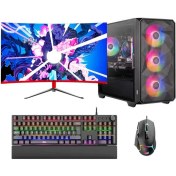 Resim Dragos DRX6909 I7 10700F 32GB 512GB Nvme 6gb RTX3050 27 Inç 165Hz Curved Oyuncu Masaüstü Bilgisayarı 