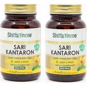 Resim Aksu Vital Shiffa Home Sarı Kantaron 560 MG 60 Kapsül 2 Adet 
