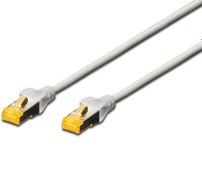 Resim Beek BC-S6A100 10 Mt CAT6A AWG26 Lsoh S\u002FFTP Gri Patch Cord Kablo 