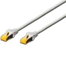 Resim Beek BC-S6A100 10 Mt CAT6A AWG26 Lsoh S\u002FFTP Gri Patch Cord Kablo 