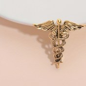 Resim Şık Çift Başlı Yılan Enamel Yaka Pimi - İnci Wing Tasarımı ile Altın Alaşım Broş, Takı, Eşarplar, Sırt Çantaları ve Daha Fazlası için Mükemmel, Arkadaşlar için Benzersiz Hediye Fikri, Günlük Aksesuar | Sanatsal Yaka Pimi | Detaylı Wing Tasarımı, Yaka Pimi Takı 