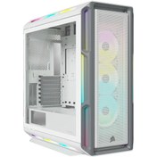 Resim Corsair CC-9011231-WW iCUE 5000T RGB 3x120 MM Fan Bilgisayar Kasası Beyaz 