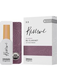 Resim Rico Odct1035 Organic Reserve Classic Bb Klarnet Kamışı No: 3.5 Profesyonel - 10'lu Paket Organik Üretim, Klasik Kesim Ve Güçlü Projeksiyon 