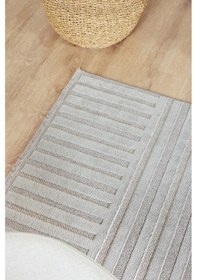 Resim Kaşmir Halı İskandinav Asta 120x180 Cm Salon Mutfak Halısı Yolluk Gri 