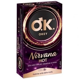 Resim Okey Nirvana Hot Prezervatif 10 Adet 