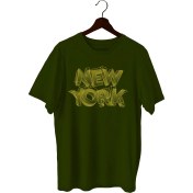 Resim Bluu Newyorklite Sporcu T-Shirt Bisiklet Yaka 