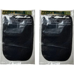 Resim Kese Siyah %70 Floş El Geçmeli 300 Gsm 17 25cm ,2 Adet, Derya Eren 