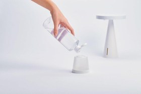 Resim Lexon Mano Sensörlü Aydınlatmalı Dezenfektan Dispanseri - Beyaz 