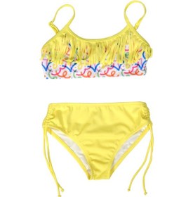 Resim Endeep Kız Çocuk Püskül Detaylı Sarı Bikini Takımı Sarı 
