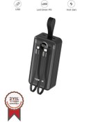 Resim Torima TRM-1035 Siyah 30000mAh 2 Çıkışlı Taşınabilir Hızlı Şarj Dijital Göstergeli Powerbank 