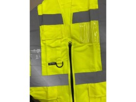Resim Uniwest Sarı Mühendis Reflektörlü Ikaz Yeleği (L Beden) 
