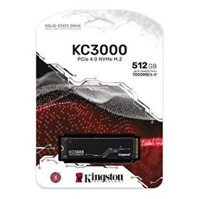 Resim Kingston 512 GB KC3000 NVME M.2 GEN4 7000/3900MBS SKC3000S/512G 