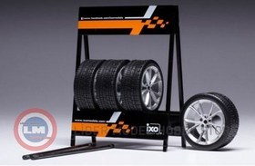 Resim 1:18 IXO Hyundai N Type Standlı Jant Lastik Seti 