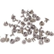 Resim Dianziye 100 Adet T4 T5 Transporter Eurovan İçin 18mm Derin Gri Nilon Araç Kemer Kilidi Tutucuları 