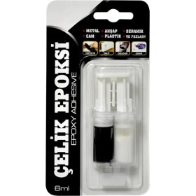 Resim Güçlü Çelik Epoksi Yapıştırıcı 6 ml Metal Plastik Seramik Cam Çelik Yalıtım Onarma Doldurma 1 Adet 
